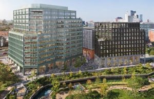 Major commercial building being constructed in Manchester